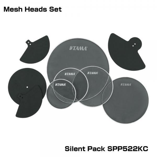 TAMA(^}) Mesh Heads Set Silent Pack SPP522KCy 115_[J[݌ɂ  z