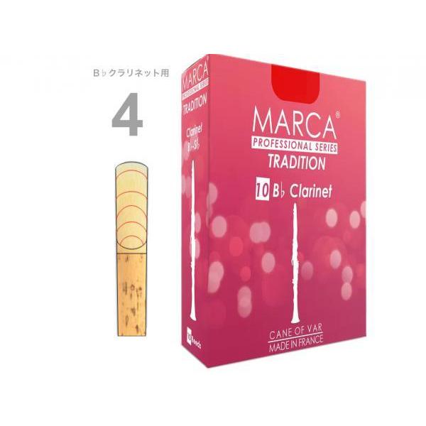 MARCA(}[J) gfBV B Nlbg 4 [h 10 1 Bb clarinet reed TRADITION 4.0@kC  s