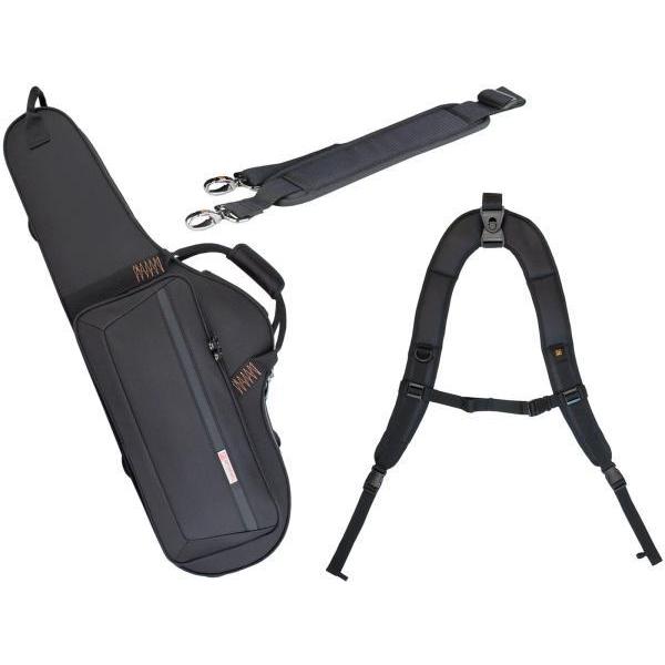 PROTEC PB305CT ei[TbNX P[X ubN Z~n[h obNpbNXgbv Zbg bN Tenor saxophone case black@kC  s