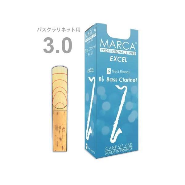 MARCA(�}�[�J) �G�N�Z�� �o�X�N�����l�b�g 3�� ���[�h 5�� 1�� EX Bass clarinet reed EXCEL 3.0�@�k�C�� ���� �����s��