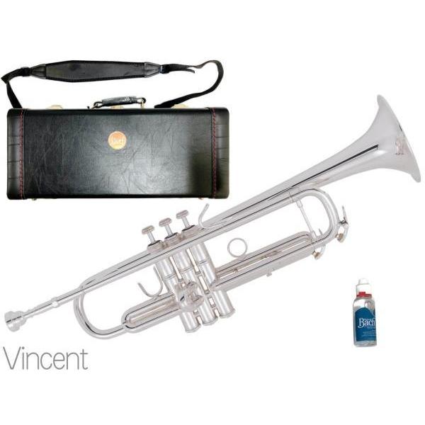 Vincent Bach Vincent SP ヴィンセント Bb トランペット イエローブラスベル 銀メッキ 管楽器 B♭ Trumpet Vincent Silver　北海道 沖縄 離島不可