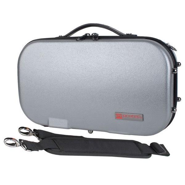 PROTEC(vebN) BM307SX B Nlbg P[X  Vo[ ABS Z~n[h P[X V_[ Bb Clarinet case silver kC  s