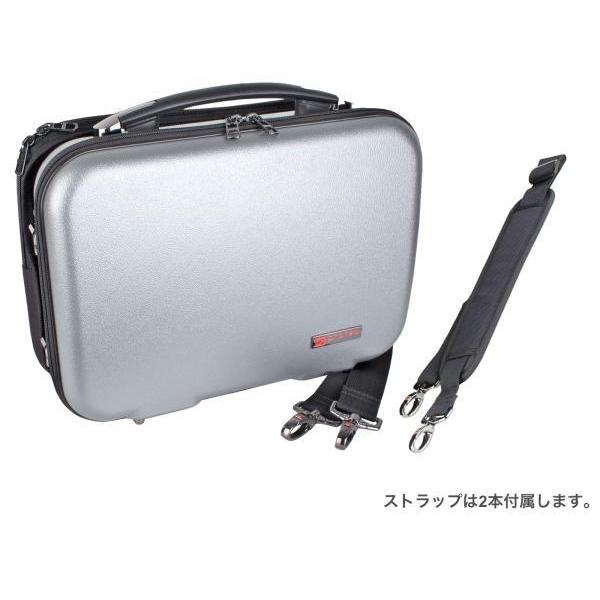 PROTEC BLT307SX B Nlbg P[X Vo[ ABS Z~n[h P[X V_[ bN Bb Clarinet case silver@kC  s