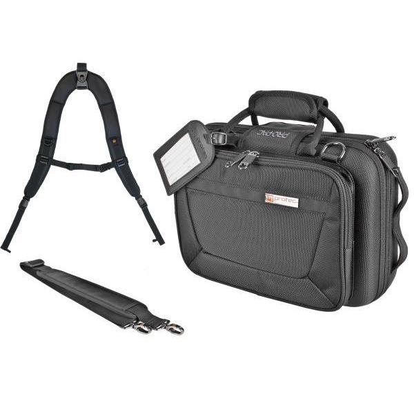 リュックにできるバックパックストラップ(BP-STRAP)のセット■PROTEC CASES BAGS プロテック■楽器：オーボエ Oboe■シリーズ：PROPACケース（PB）：プロテックの代表的なラインナップ。最も堅牢で耐衝撃性・デザイ...