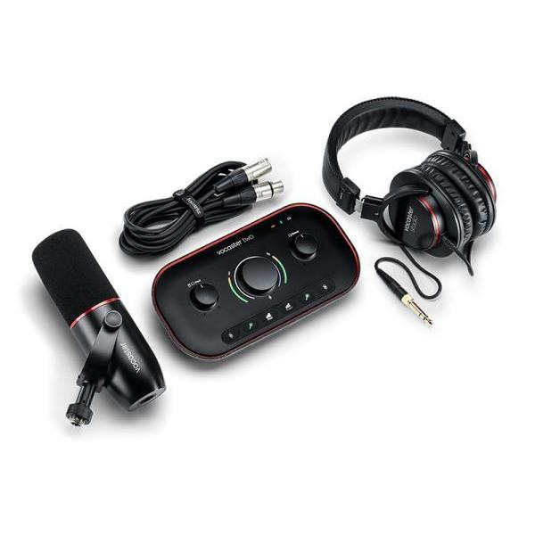 Focusrite(�t�H�[�J�X���C�g) Vocaster Two Studio ���x�ȃ|�b�h�L���X�g�X�^�W�I���\�z