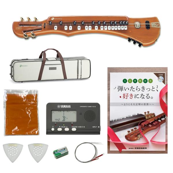 SUZUKI(スズキ) 電気大正琴 こはくソプラノ 教本 チューナー セット