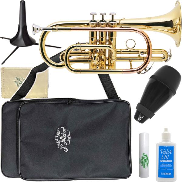 【以下対応不可　北海道 沖縄 離島 代引き 同梱】コルネットはトランペットよりも柔らかな音色。運指は同じですので持ち替えとしても楽しんで頂けます。フレーズの移り変わりも滑らかでゆったりとした演奏をお楽しみ頂けます。ゴールドコルネットはシルバ...