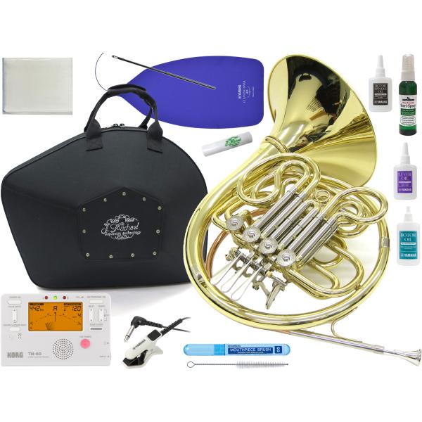 北海道不可 沖縄不可 離島不可 代引き不可 同梱不可。基本的にメーカー直送品です。元東京佼成ウインドオーケストラのホルン奏者 木村淳氏監修 最新モデル。フルダブル式は一般的なダブルホルンで独立した2つの調性をバルブで切り替えることができおす...