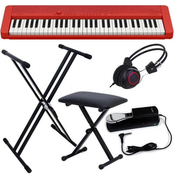 CASIO(カシオ) CT-S1 RD 簡易練習セット ポータブルキーボード カシオ 