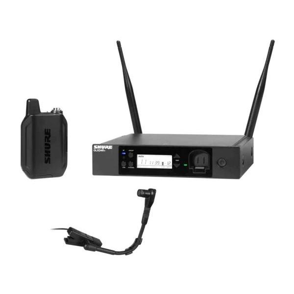 SHURE(シュア) GLXD14R+J/B98 ◆ 2.4GHz帯 WB98H/C ハーフラック型受信機付 フレキシブルグースネックマイクロホン ワイヤレスシステム GLXD14R+J/B98-Z2