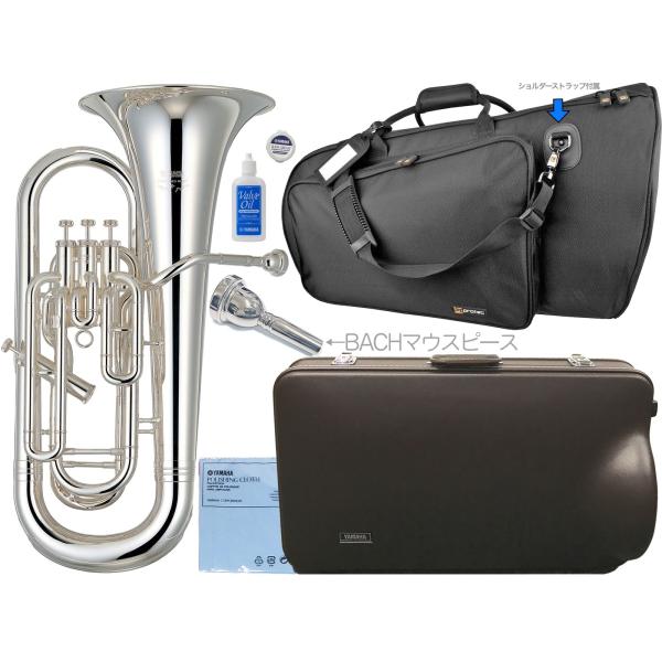 以下は対応不可。北海道 沖縄 離島 代引き ■YAMAHA Euphonium YEP-621S Silver ヤマハ ユーフォニアム■調子：B♭■ベル材質：イエローブラス■ボアサイズ：14.5mm(第1-第3),16.8mm(第4)■ベル...