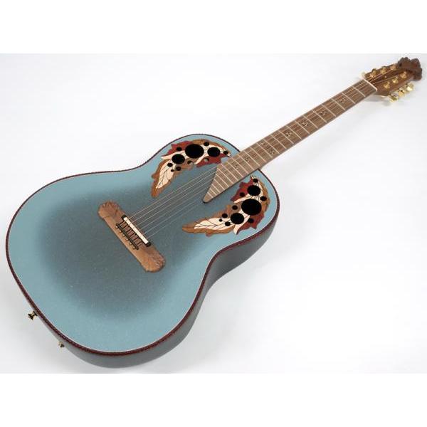 Ovation Adamas 1687GT-8 Reverse Blue Burst USA カスタムショップ 