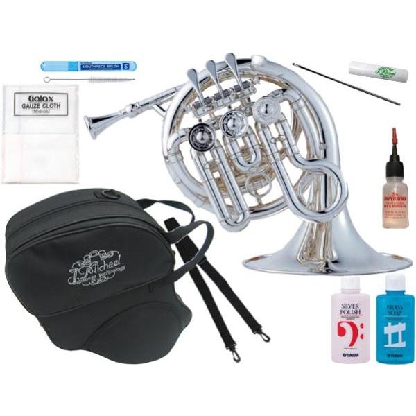 High-B♭のミニシングルホルン。ポケットホルンは いわゆる入門用の楽器として作られた種類のフレンチホルンではありません。楽器が小さい分ピッチが安定しにくく初心者の練習用目的でのご購入はおすすめしません。よりコンパクトな巻きで持ち運びやち...