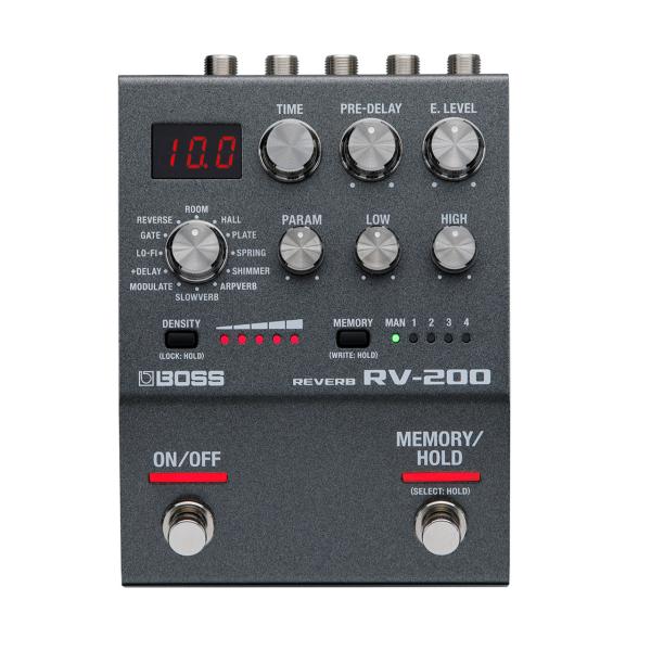 BOSS(ボス) RV-200 エフェクター リバーブ コンパクト ギター ベース ボーカル