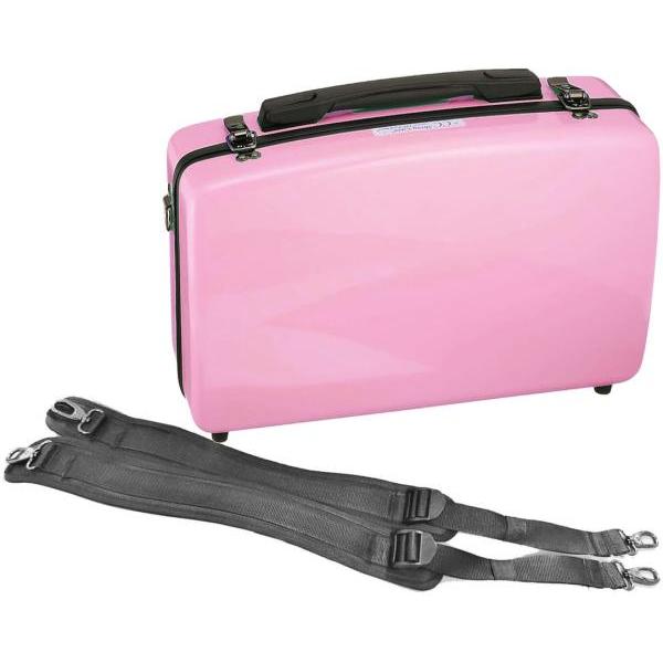 楽器の形に型抜きされたハードケース。最新モデルクロームパーツモデル。取手も以前のモデルよりもスタイリッシュになりました。雨などが進入しないように接合部にはとても丈夫なパッキン(?)のようなものが施されています。ホールド性の高い落とし込み式内...