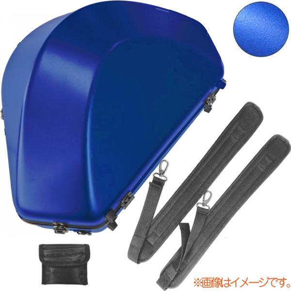ベルカット ホルン パウダーブルー リュックストラップ付属しています。通常のブルーはツルツルですが、こちらはツヤ消しのような少しザラっとした表面のパウダータイプです。表面の細かい傷についてはご了承下さいませ。CCケースは中をあけると楽器の形...
