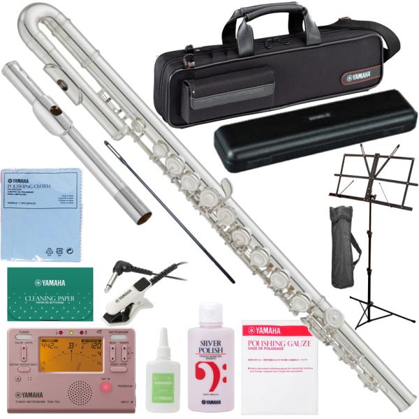 【以下は対応不可 北海道 沖縄 離島 代引き】YFL-212にU字管を装備したEメカニズム付きU字管フルート。ストレート頭部管とU字頭部管の2本付き！ピッチも楽器に限界がありアンサンブルが多い吹奏楽ではヤマハ以上のブランドが主に使用されてい...