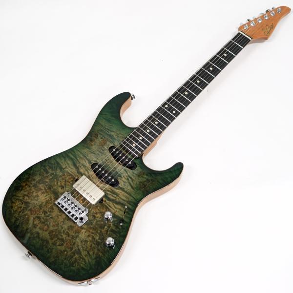 Suhr(サー) Standard Faded Trans Green Burst Ebony USA エレキギター 