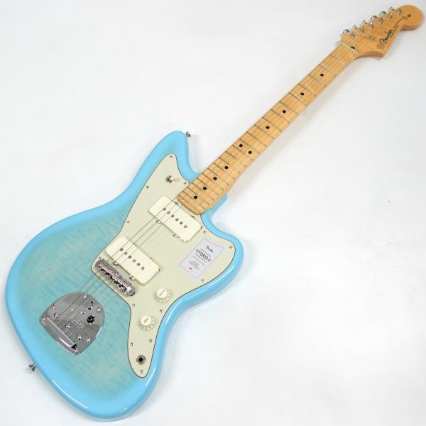 2024 Collection Made in Japan Hybrid II Jazzmaster, Flame Celeste Blue