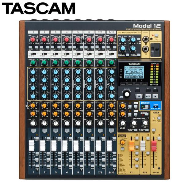 TASCAM(タスカム) MODEL 12 ◆ 12トラック レコーディングミキサー  DAWコントローラー  USBオーディオインターフェース【7月3日時点、在庫あり 】