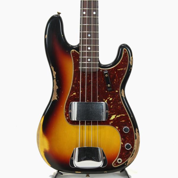 1966 Precision Bass Heavy Relic 3-Color Sunburst