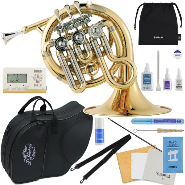 High-B♭のミニシングルホルン。ポケットホルンは いわゆる入門用の楽器として作られた種類のフレンチホルンではありません。楽器が小さい分ピッチが安定しにくく初心者の練習用目的でのご購入はおすすめしません。よりコンパクトな巻きで持ち運びやち...