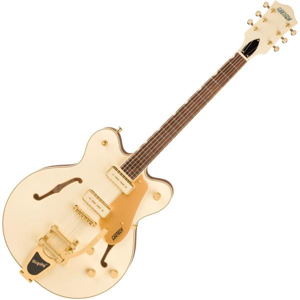 Electromatic Pristine LTD Center Block Double-Cut White Gold