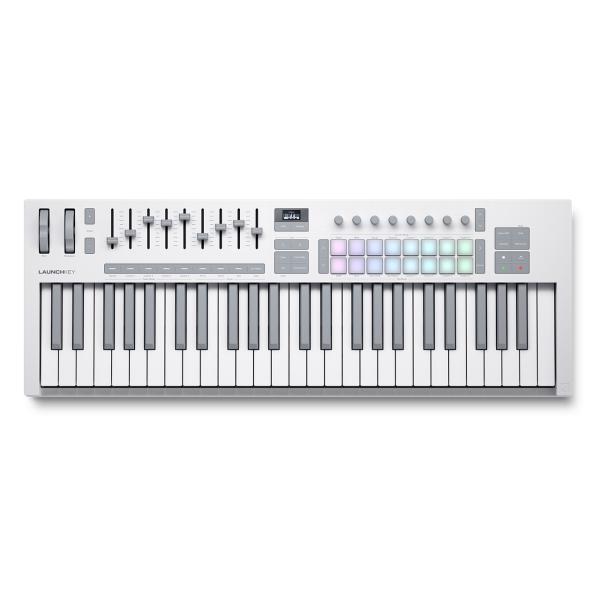 novation(ノベイション) Launchkey 49 MK4 White 49鍵 USB MIDIキーボード