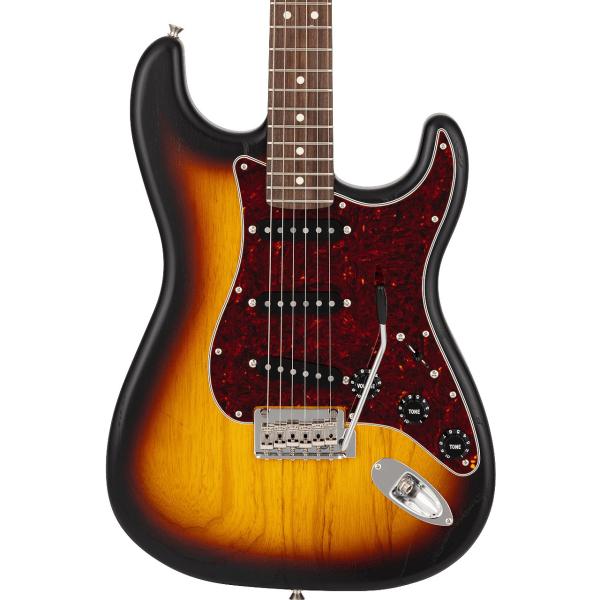 Made in Japan Limited Stratocaster Raw Ash, 3-Color Sunburst