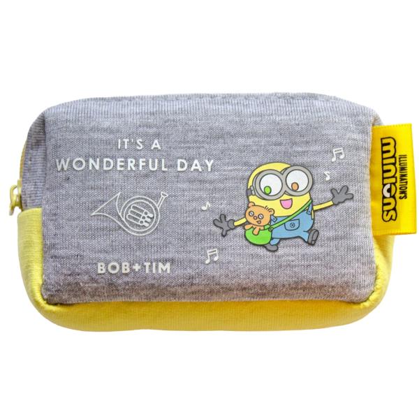 【以下対応不可　北海道 沖縄 離島 】出荷方法のご希望によっては開封しサイズを調整して出荷する場合がございます。ミニオン Bob+Tim 　マウスピース用スウェットポーチ MFH ミニオン Bob+Tim マウスピースポーチ フレンチホルン...