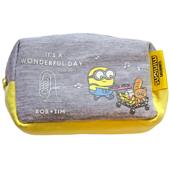 【以下対応不可　北海道 沖縄 離島 】出荷方法のご希望によっては開封しサイズを調整して出荷する場合がございます。ミニオン Bob+Tim 　マウスピース用スウェットポーチ MTU ミニオン Bob+Tim マウスピースポーチ チューバ スウ...