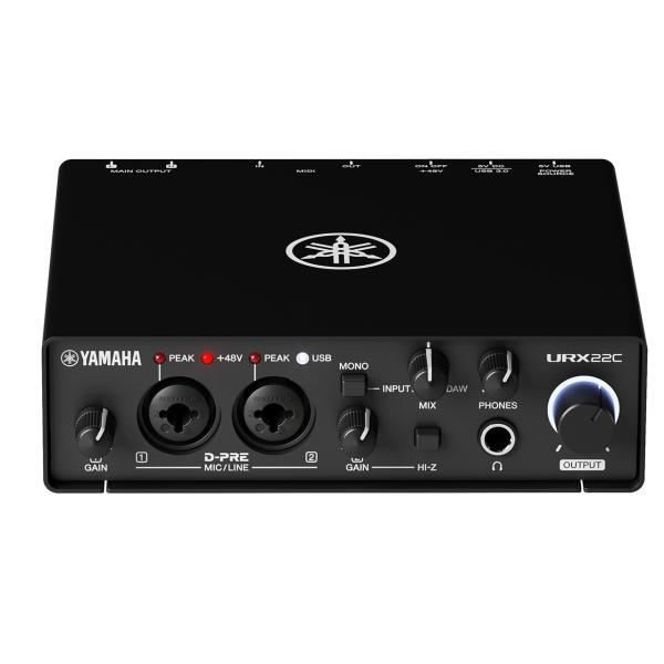 YAMAHA（ヤマハ） URX22C オーディオインターフェイス ブラック