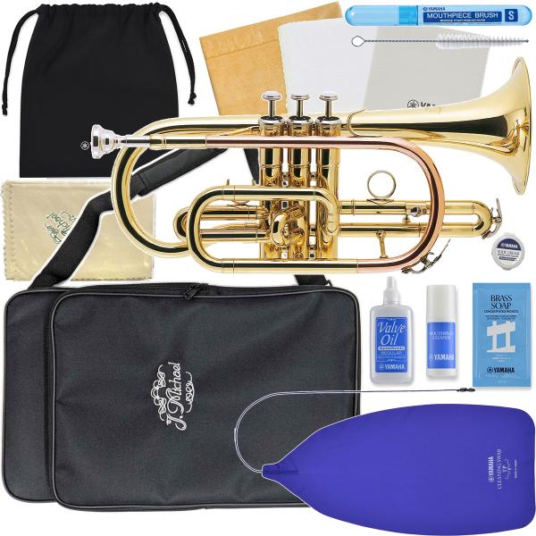 【以下対応不可　北海道 沖縄 離島 代引き 同梱】コルネットはトランペットよりも柔らかな音色。運指は同じですので持ち替えとしても楽しんで頂けます。フレーズの移り変わりも滑らかでゆったりとした演奏をお楽しみ頂けます。ゴールドコルネットはシルバ...