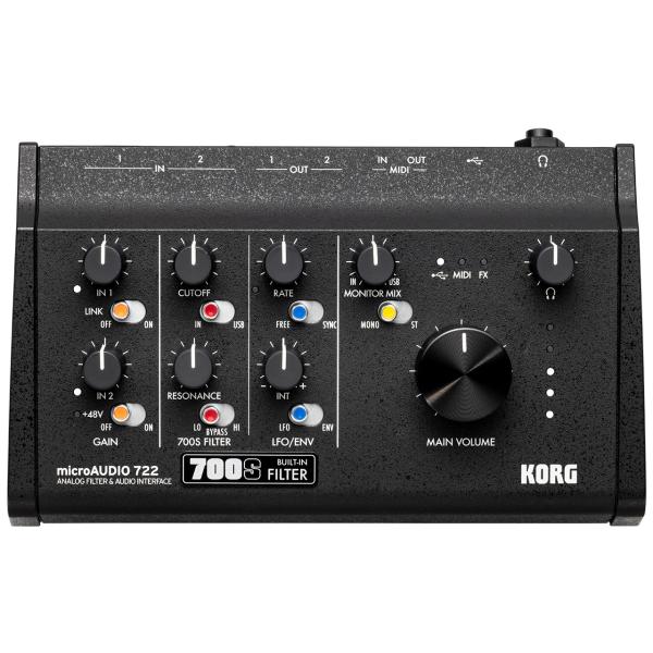 KORG(コルグ) microAUDIO 722 オーディオインターフェイス 配信 DAW DTM
