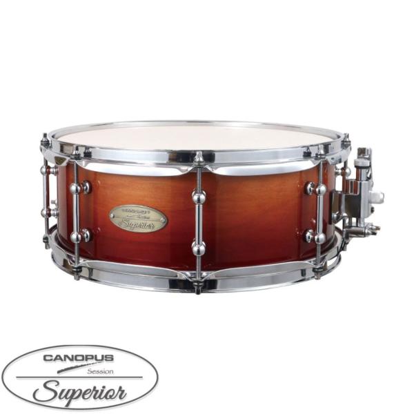 SM-1455 SP-RBF Session Superior Snare Drum 14 x 5.5 - Russet Brown Fade LQ