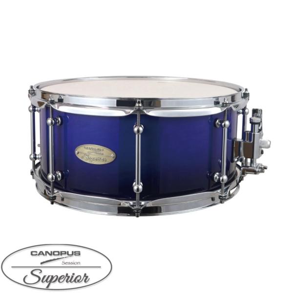 Canopus(カノウプス) SM-1465 SP-NF Navy Fade LQ Session Superior Snare Drum