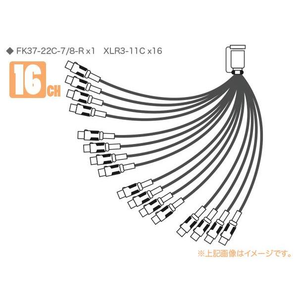 CANARE(Ji) 16S1F2  16ch Zp[gR[h EFK37-22C-7/8-R x1 XLR3-11C×16