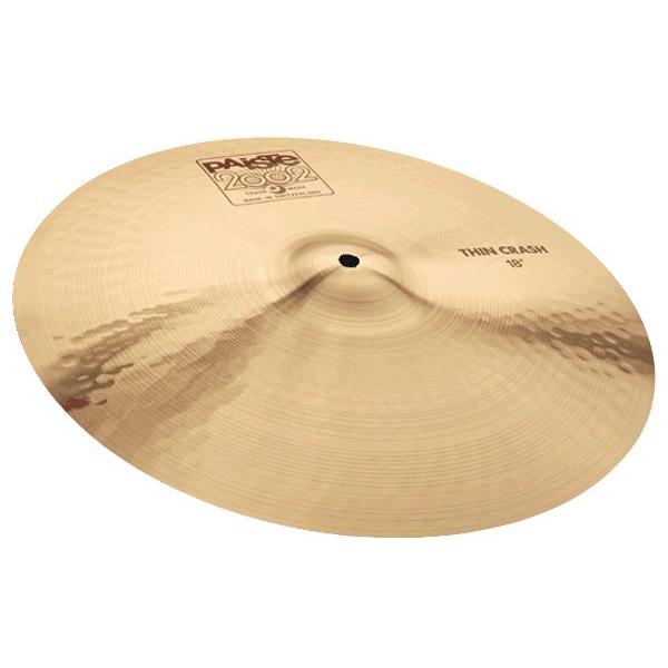 Paiste(パイステ) 2002 THIN CRASH 16【シンクラッシュ・シンバル 16インチ】【クリーナー クロス 付  6月26日時点メーカー在庫あり  】