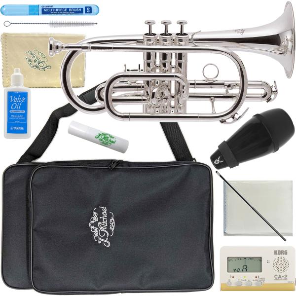 【以下対応不可　北海道 沖縄 離島 代引き 同梱】一般的なコルネットは最低でも10万円前後が相場の楽器です。低価格帯の楽器は精度が低く、調整検品も価格相応、よってそれらと同じクオリティ、吹奏感ではありません。感じ方には個人差はありますが精度...