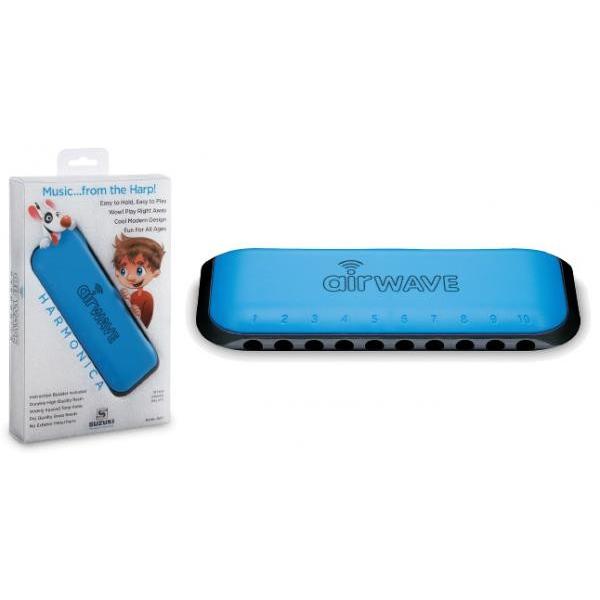 SUZUKI(XYL) GA[EF[u AW-1 u[ cp 10 n[jJ 20 C vX`bN pn[v airWAVE AW1 blue harmonica@kC  s