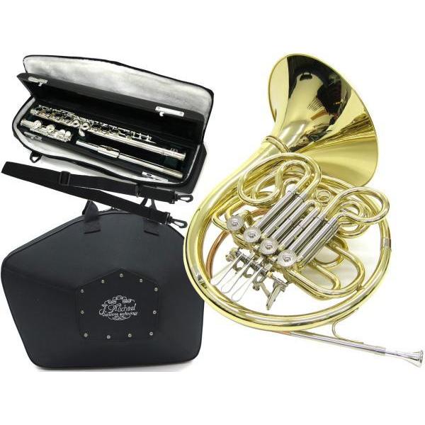 基本的にメーカー直送品。北海道/沖縄/離島は実費送料請求。軽量で小学生,中学生にも扱いやすい。フレンチホルンにはシングル,ダブル,フルダブルなどがあり 演奏性や音色が変わり こちらのフルダブル式はもっとも一般的なダブルホルン。シングルに比較...