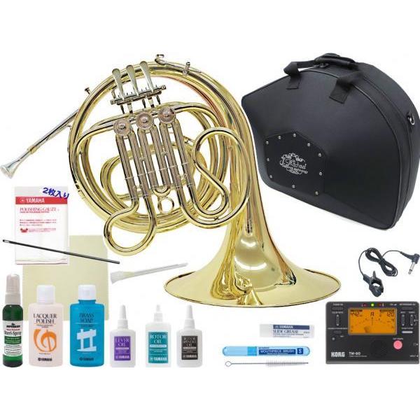 シングルホルンにはFとB♭がありこちらのFシングルはナチュラルホルンに近い音色。本来の豊かな音色を充分に引き出し 太く深みのある落ち着きのある響き。シングルは楽器が軽くて扱いやすく 構造がシンプルで価格も安いです。こどもの練習用や初心者,入...