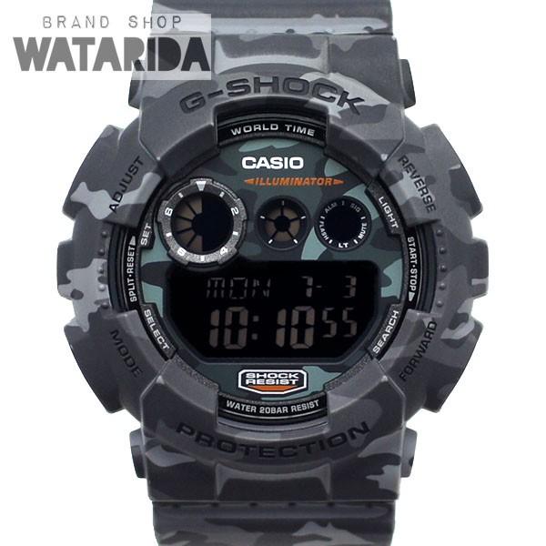 カシオ 腕時計 G-SHOCK BIGCASE GD-120CM グレー ウッドランド
