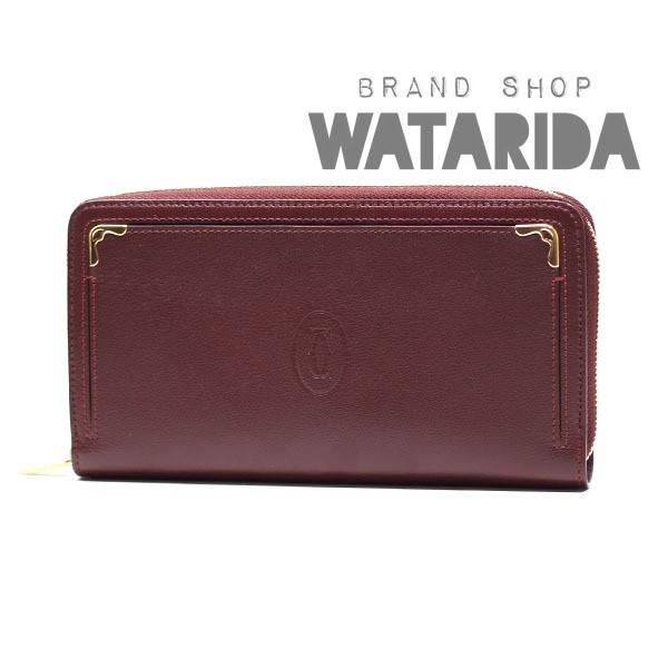 Cartier カルティエ 財布 ラウンドジップ インターナショナルワレット