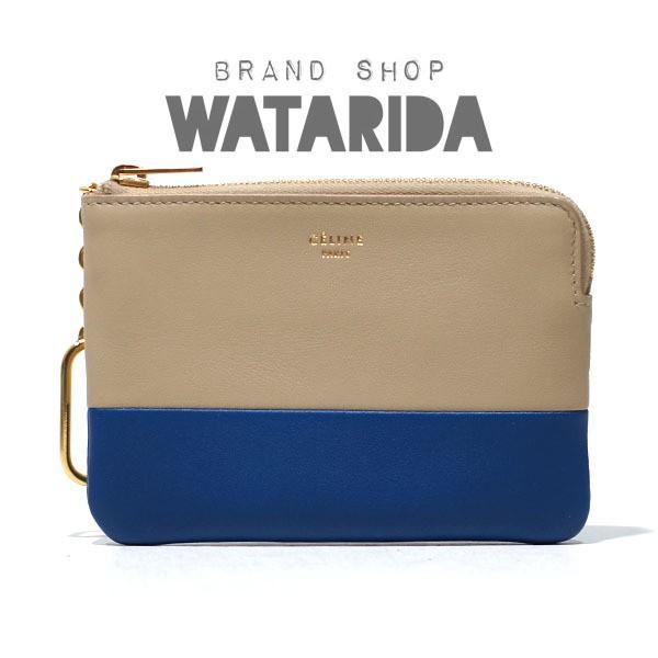 セリーヌコインケース CELINE【入手困難】CUIR TRIOMPHEキーリング付☆Coin&Cardケース