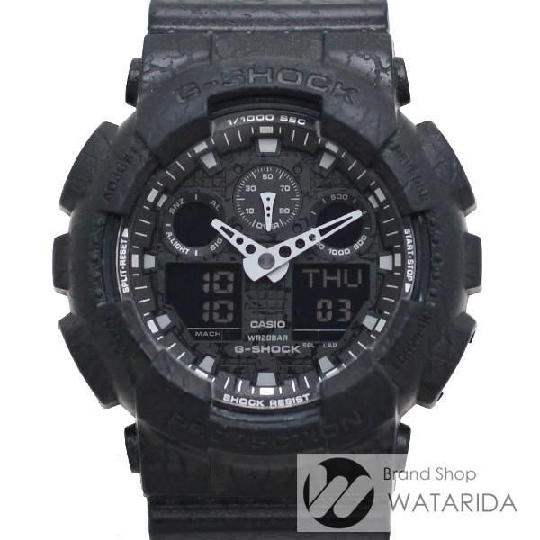 G-SHOCK カシオ 腕時計 GA-100CG-1AJF ラバー ブラック 箱・説明