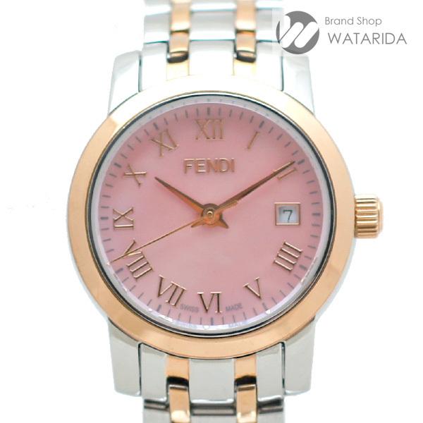 FENDI✨フェンディ　腕時計　時計　シェル FENDI フェンディ 1925 クォーツ シェル文字盤 腕時計 ゴールド