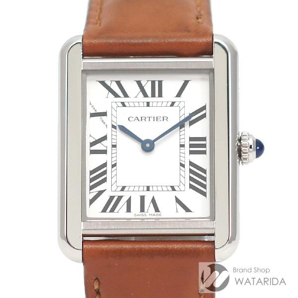 カルティエ Cartier タンクソロ SM WSTA0030 腕時計 カルティエ タンクソロ SM クォーツ 18年購入 WSTA0030 - 腕時計