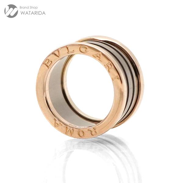 BVLGARI ブルガリ 指輪 B-Zero1 リング 3バンド PG750 サーメット