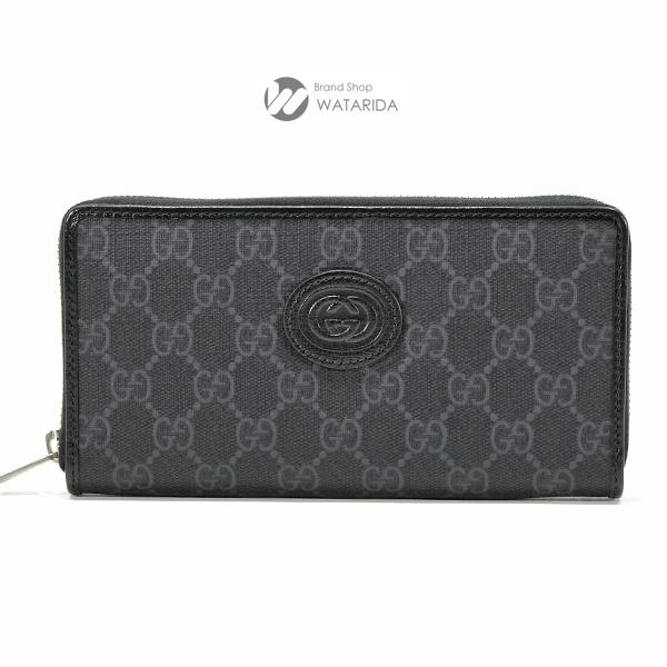 GUCCI インターロッキングG 長財布 GGスプリーム
